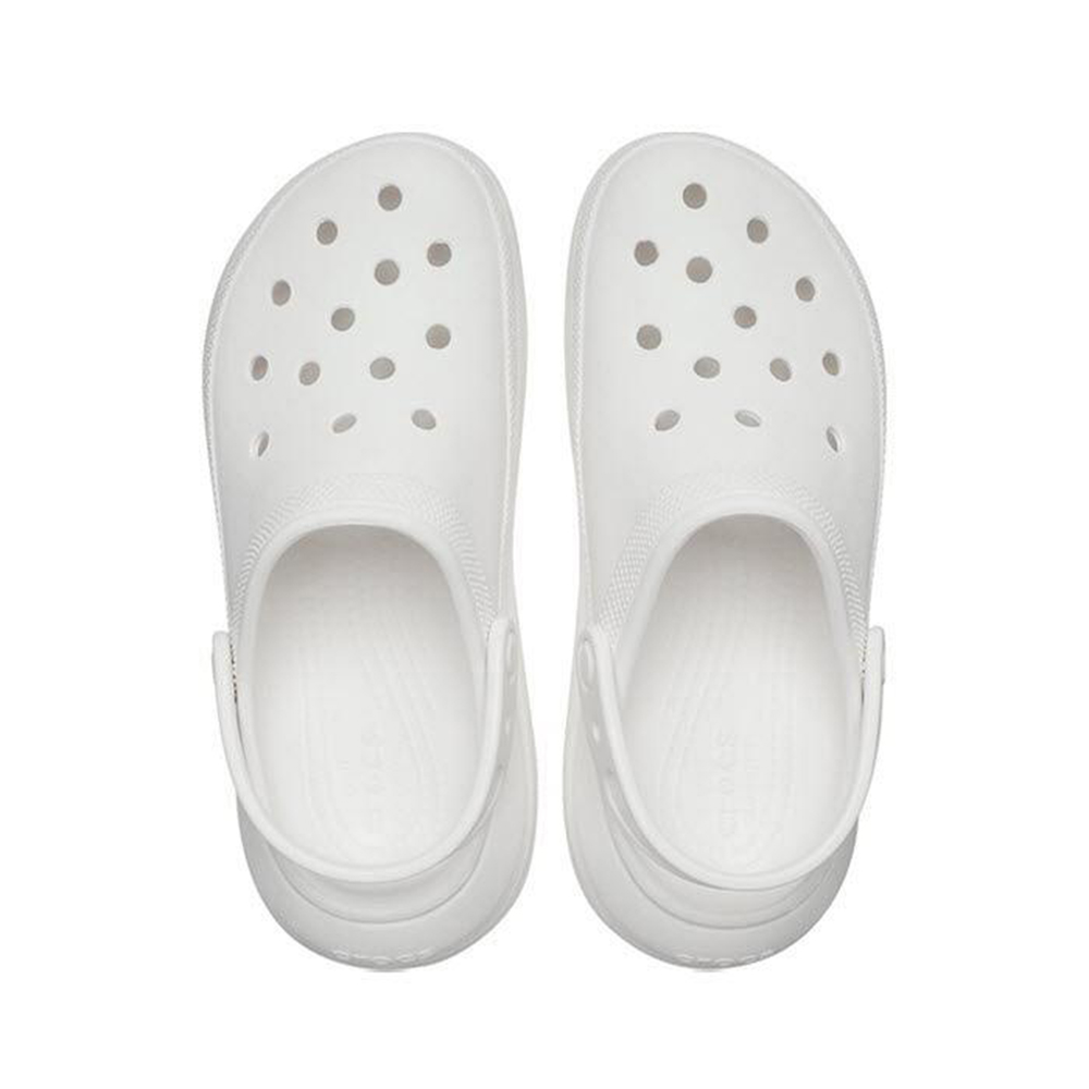 크록스 207521-100 클래식 크러쉬 클로그 화이트 키높이 공용샌들