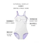 원피스 수영복 여성용 하이 엔드 보수적 배꼽 덮힌 슬리밍 수영복 경쟁 훈련 전문 수영복 - 이미지 6