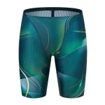 여름 남성 프로 수영 방해기 지구력 운동 훈련 수영복 반바지 비치 수영 트렁크 수영복 방해기 스타킹 서핑 바지 - 이미지 5