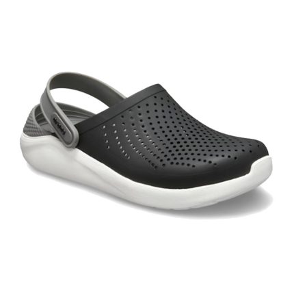 크록스 라이트라이드 클로그 슬리퍼 샌들 블랙스모크 204592-05M