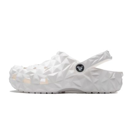 크록스 공용 클래식 지오메트릭 클로그 화이트 209563-100